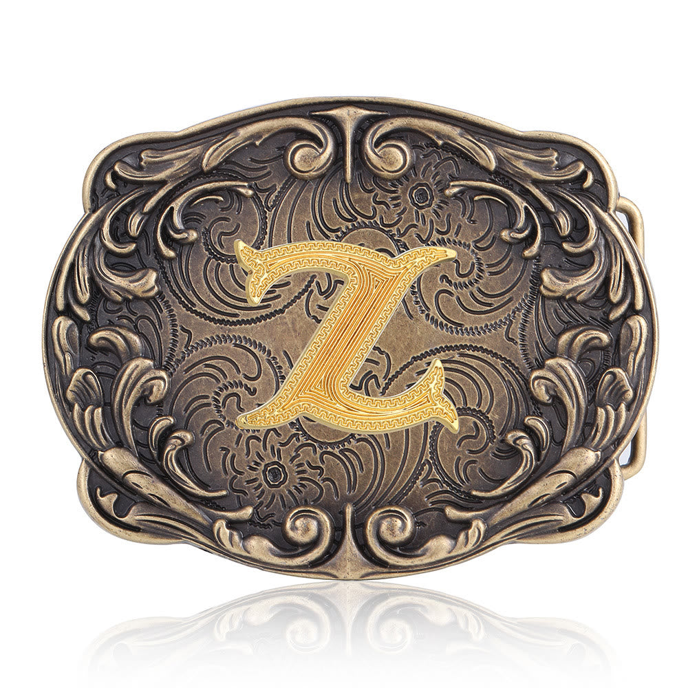 Retro-Ledergürtel mit Totem-Motiv und Western-Motiv (DIY-Schnalle) - Z - Ohne Gürtel - image 29