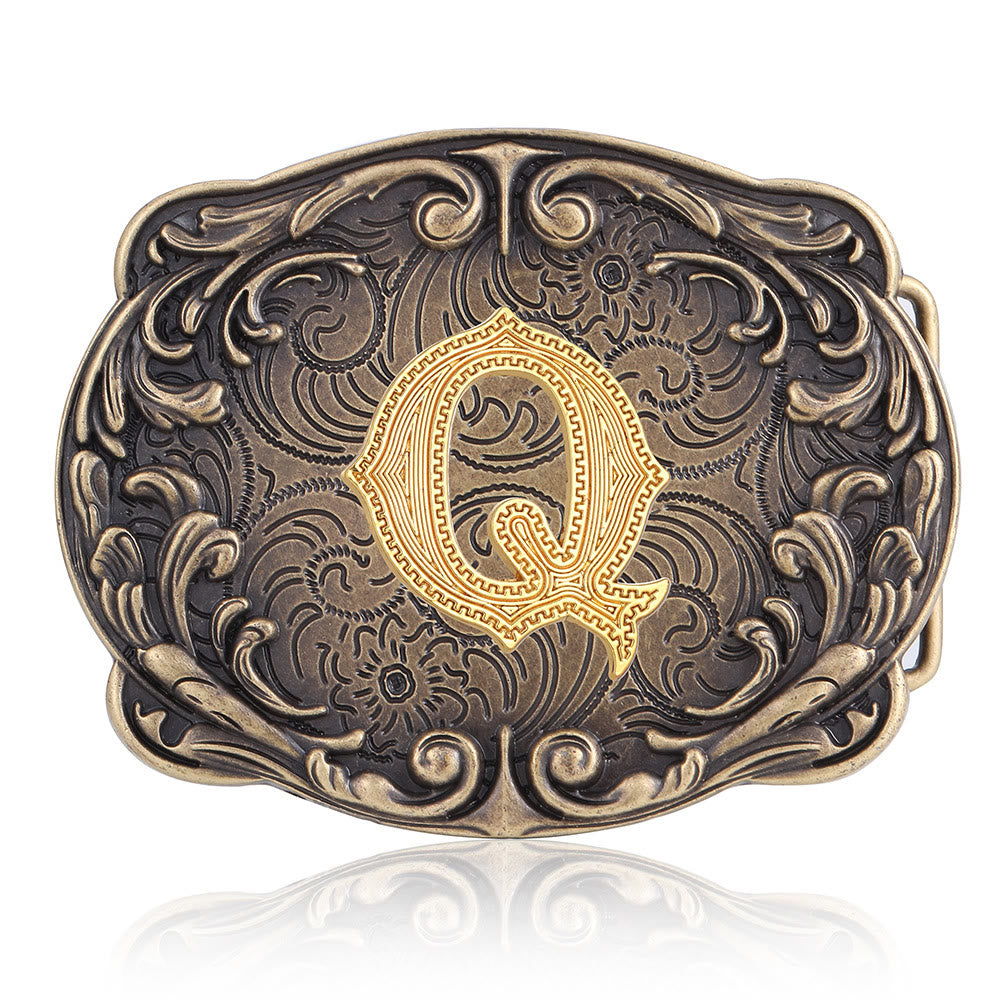 Retro-Ledergürtel mit Totem-Motiv und Western-Motiv (DIY-Schnalle) - Q - Ohne Gürtel - image 20