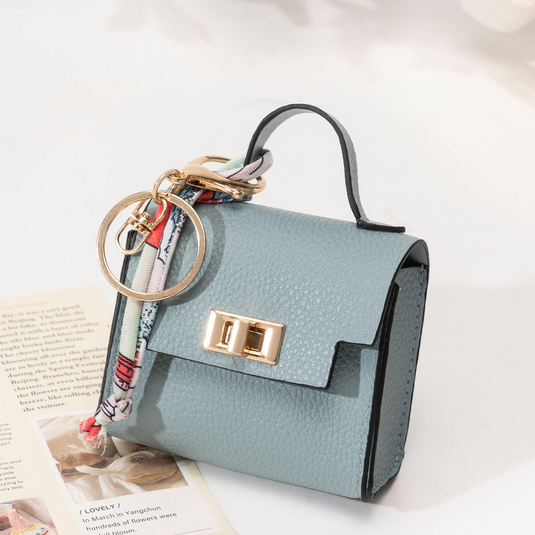 Kreativer Mini-Handtaschen-Schlüsselanhänger - Blau - image 4