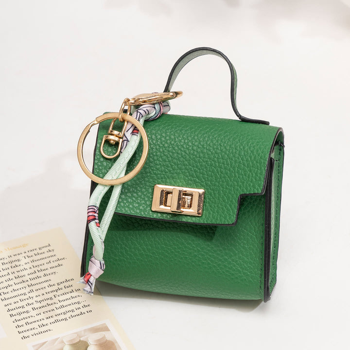 Kreativer Mini-Handtaschen-Schlüsselanhänger - Grün - image 6