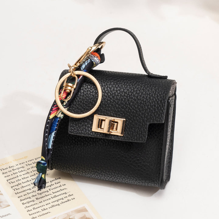 Kreativer Mini-Handtaschen-Schlüsselanhänger - Schwarz - image 2