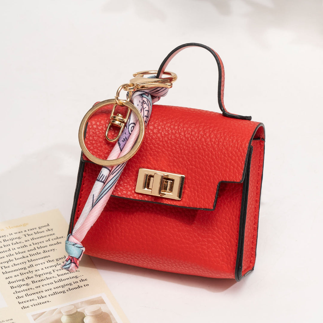 Kreativer Mini-Handtaschen-Schlüsselanhänger - Rot - image 11