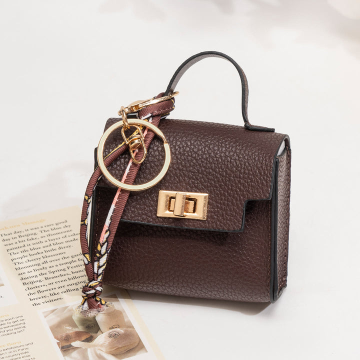 Kreativer Mini-Handtaschen-Schlüsselanhänger - Kaffee - image 10