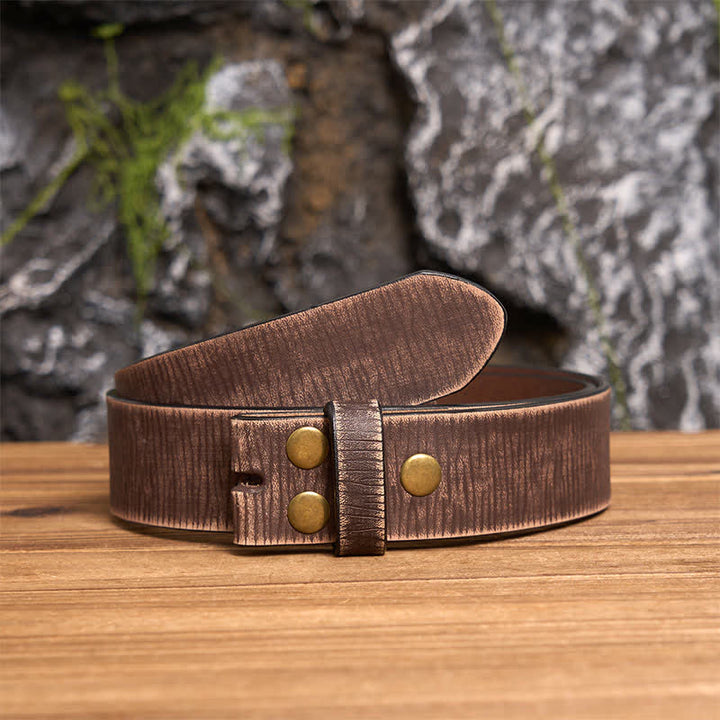 Herren-Ledergürtel mit Texas Longhorn-Stern, ausgehöhlter DIY-Schnalle - Silber - Brauner, abgenutzter Gürtel - 42 - image 12