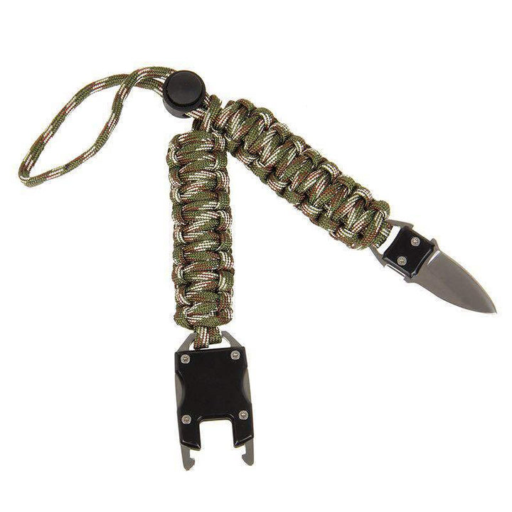 Multifunktionales Notfall-Paracord-Überlebensarmband mit verstecktem Messer - image 10