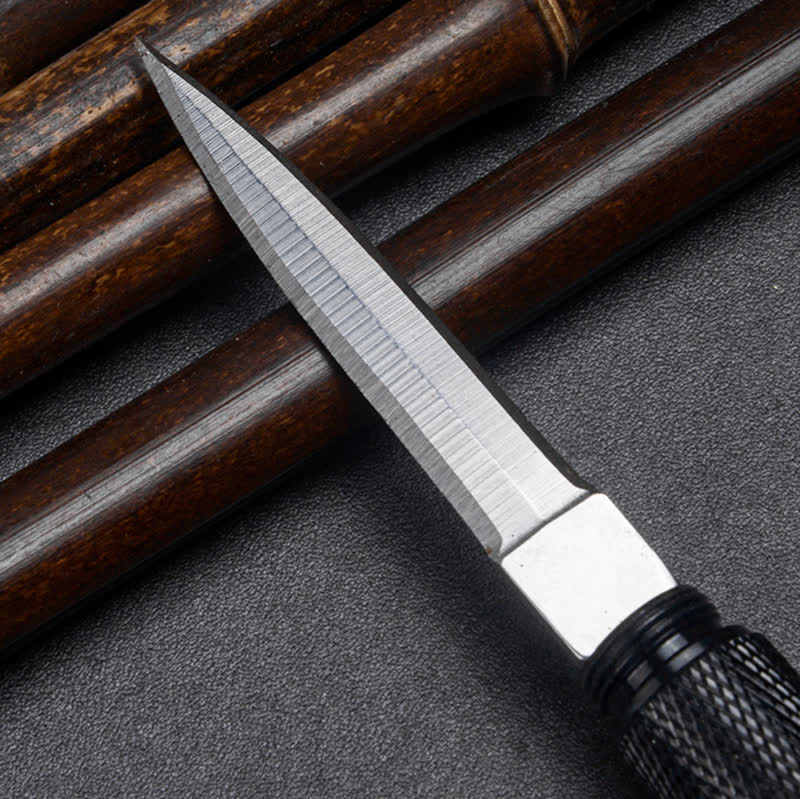 Taktisches Taschenmesser mit versteckter Klinge und Glasbrecher – EDC-Werkzeug - image 4