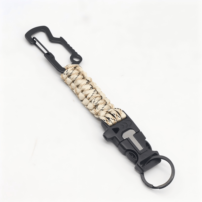 Tragbares Notfall-Rettungs-Paracord-Überlebensarmband - Wüstentarnung - image 4