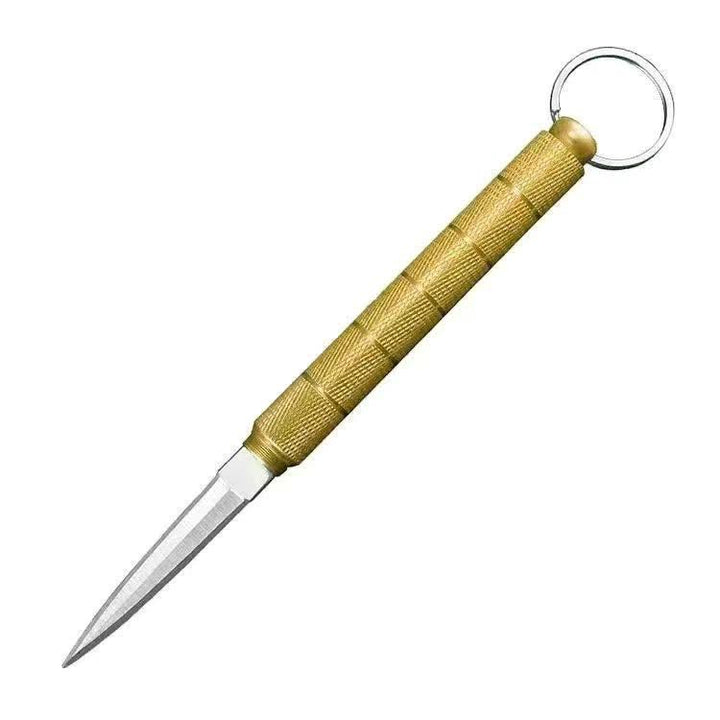 Taktisches Taschenmesser mit versteckter Klinge und Glasbrecher – EDC-Werkzeug - Gelb - image 10