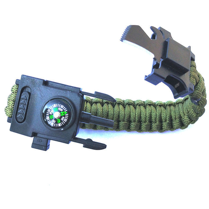 LED-Licht-Notfall-Rettungs-Paracord-Überlebensarmband - Armeegrün - image 2