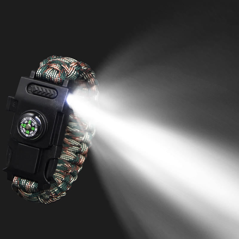 LED-Licht-Notfall-Rettungs-Paracord-Überlebensarmband - image 15