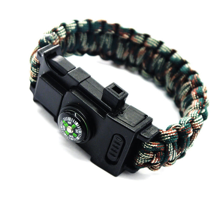 LED-Licht-Notfall-Rettungs-Paracord-Überlebensarmband - Gebirgs-Tarnung - image 3