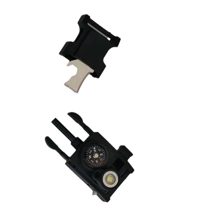 Leichtes LED-Lichtkompass-Notfall-Überlebensarmband aus Paracord - Schnalle - image 10