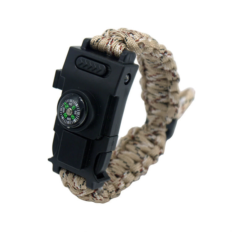 Multifunktionales Outdoor-Überlebensarmband mit LED-Paracord - Einziehbare Erd-Tarnung - image 25