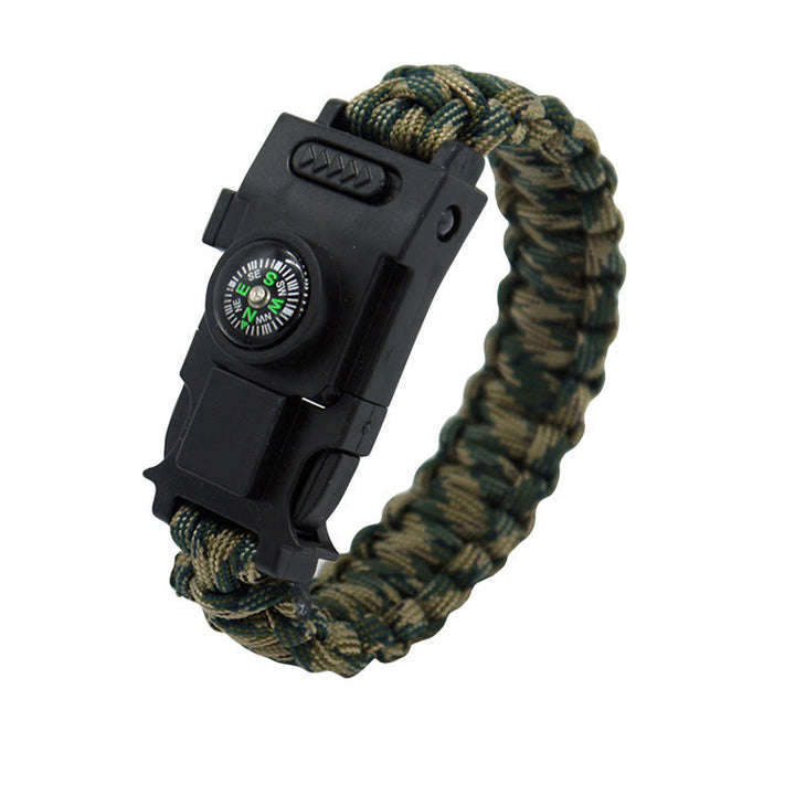 Multifunktionales Outdoor-Überlebensarmband mit LED-Paracord - Waldtarnung - image 14
