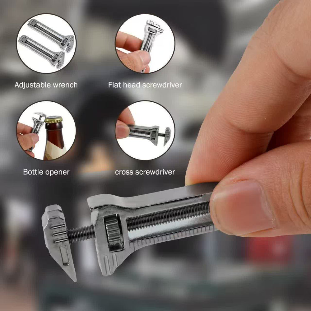 Mini-4-in-1-Verstellschlüssel, EDC-Multitool - image 1