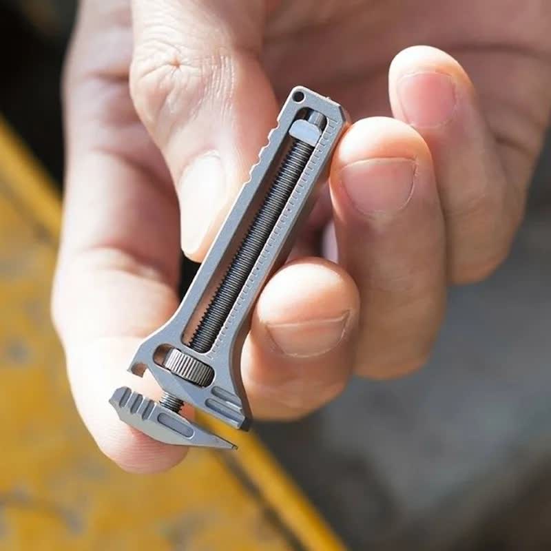 Mini-4-in-1-Verstellschlüssel, EDC-Multitool - Silber - image 0