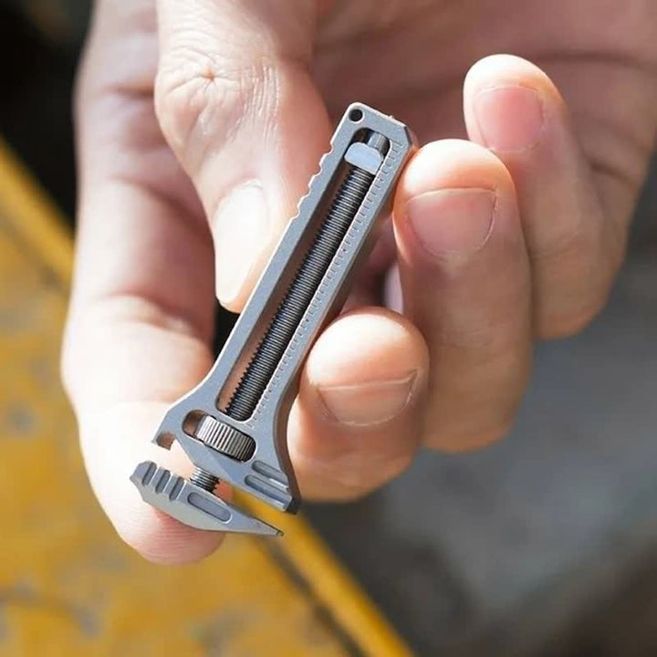 Mini-4-in-1-Verstellschlüssel, EDC-Multitool - Silber - image 0