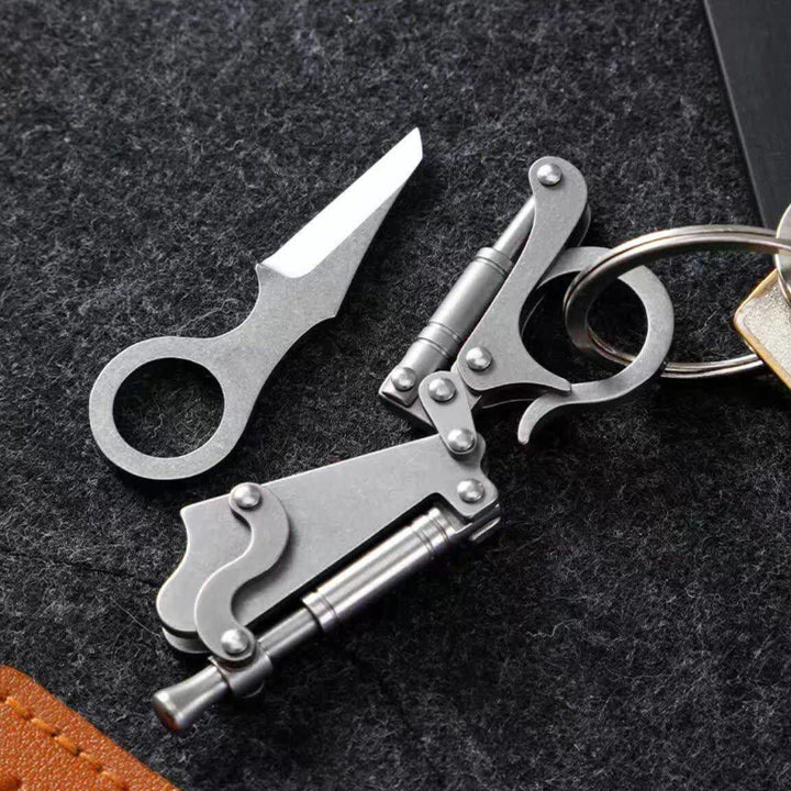 Ultraportables EDC-Werkzeug mit abnehmbarer Klinge und Schlüsselanhänger - image 4