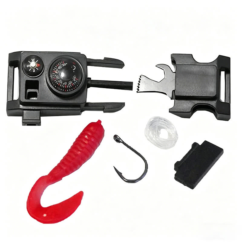 Outdoor-Camping-Multitool-Überlebens-Paracord-Armband - Schnalle - image 14