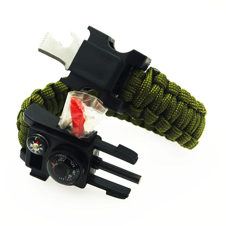 Outdoor-Camping-Multitool-Überlebens-Paracord-Armband - Armeegrün - image 2