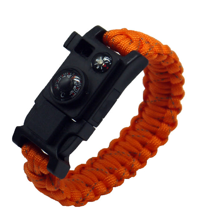 Outdoor-Camping-Multitool-Überlebens-Paracord-Armband - Orange - image 10