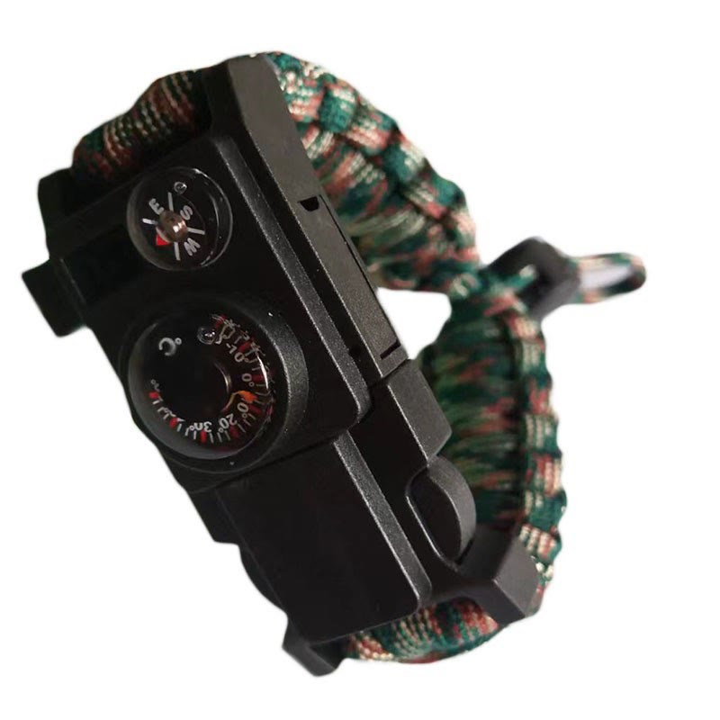 Outdoor-Camping-Multitool-Überlebens-Paracord-Armband - Verstellbare Bergtarnung - image 23