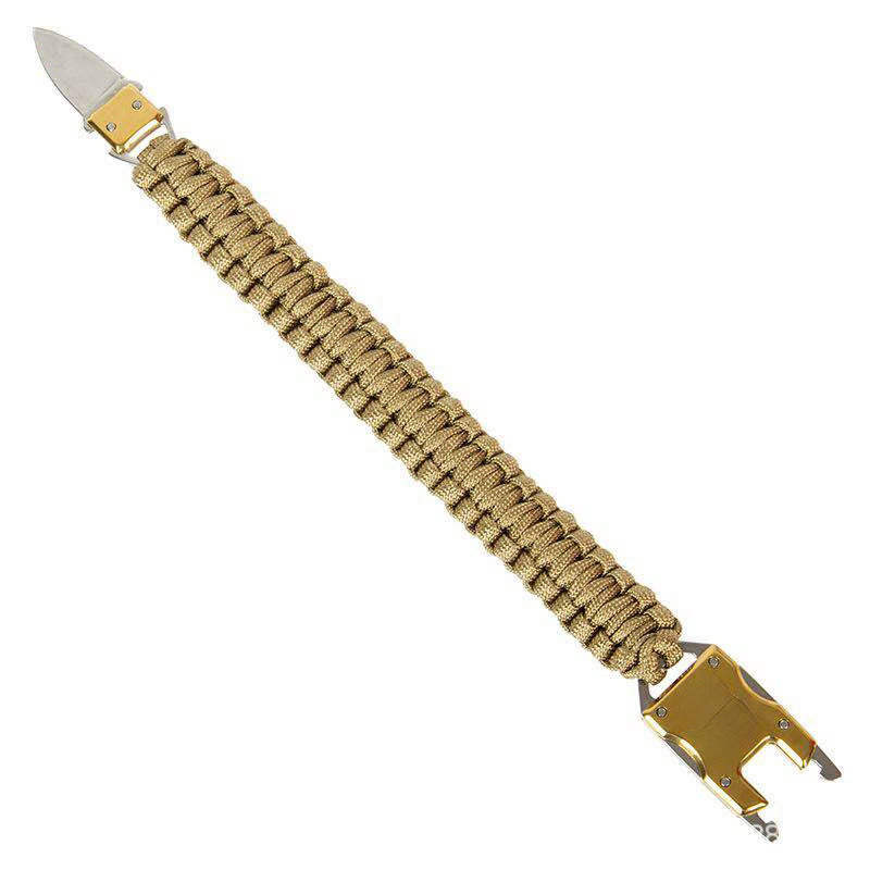 Notfallarmband mit verstecktem Messer - Braun - image 8