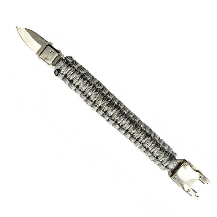 Notfallarmband mit verstecktem Messer - Silber - image 9
