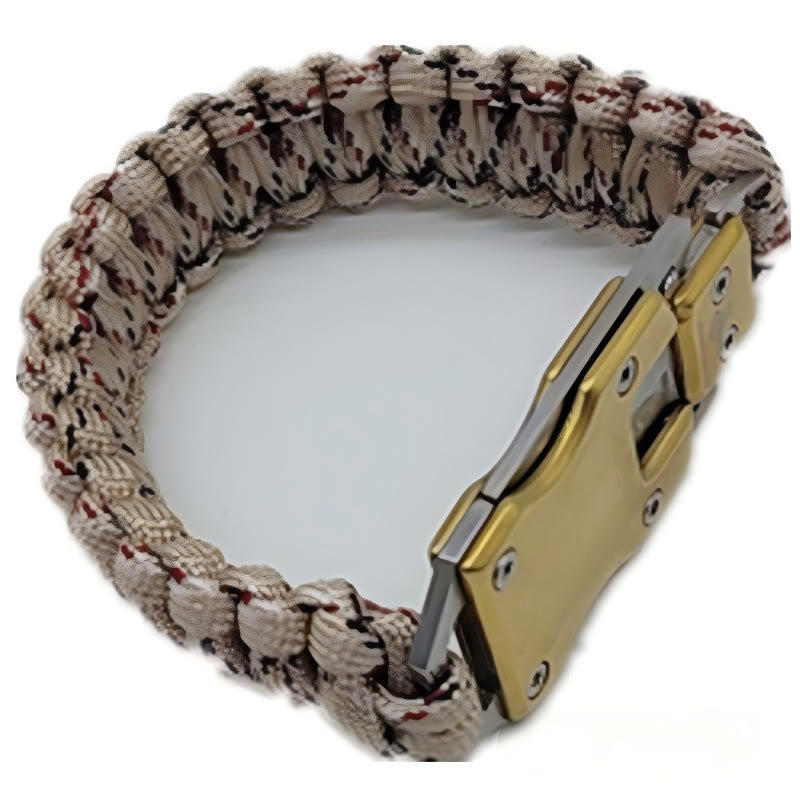 Notfallarmband mit verstecktem Messer - Wüstentarnung - image 6