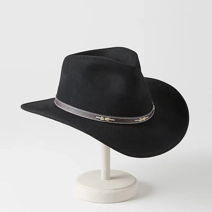Herren-Zylinder im Western-Cowboy-Stil aus Wolle - image 5