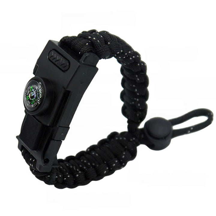 Multifunktionales Outdoor-Überlebensarmband mit LED-Paracord - Einziehbare schwarze und reflektierende Linie - image 20