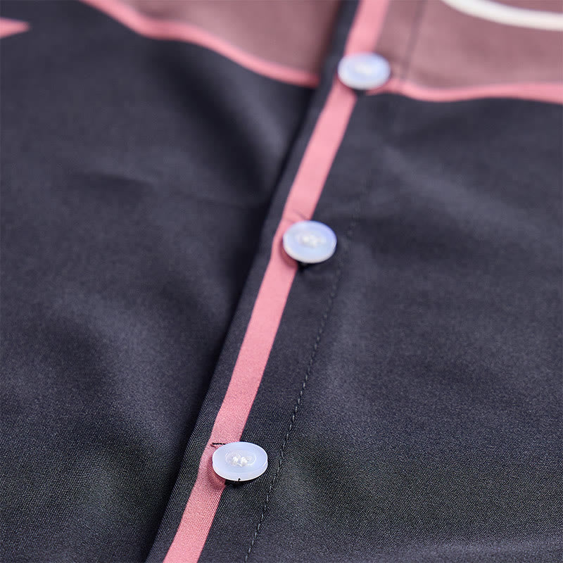 Herren-Kurzarmhemd im Western-Stil mit Print und Knopfleiste - image 15