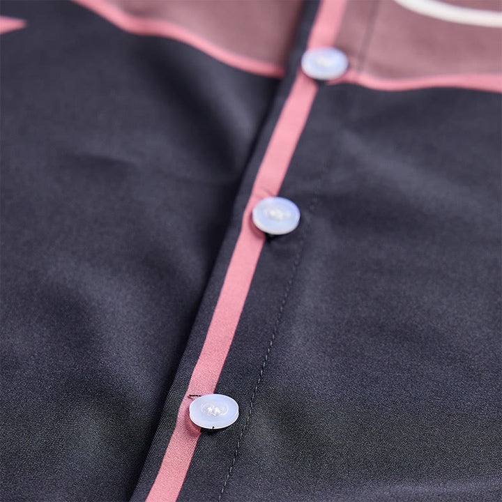 Herren-Kurzarmhemd im Western-Stil mit Print und Knopfleiste - image 15