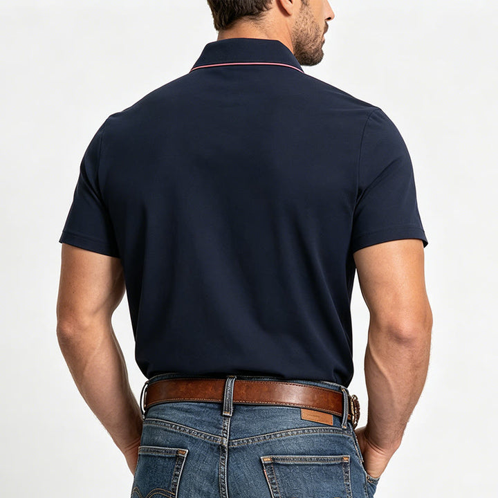 Herren-Kurzarmhemd im Western-Stil mit Print und Knopfleiste - image 7
