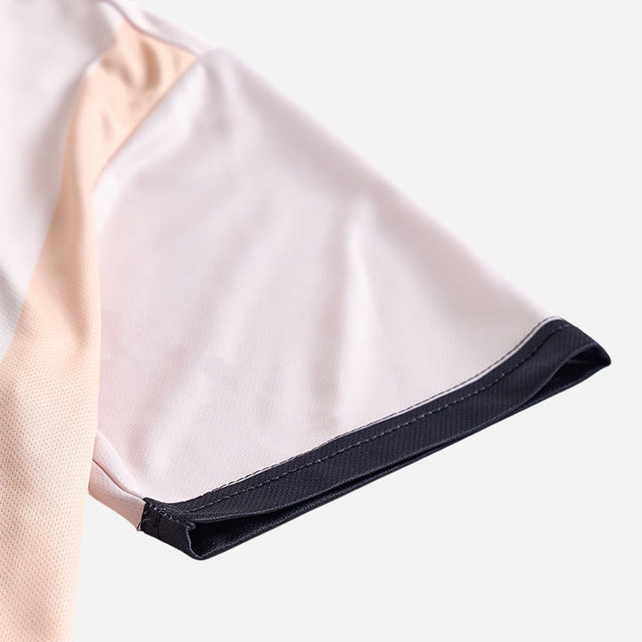 Herren-Polohemd im Vintage-Stil mit vertikalen Streifen und kurzen Ärmeln - image 22
