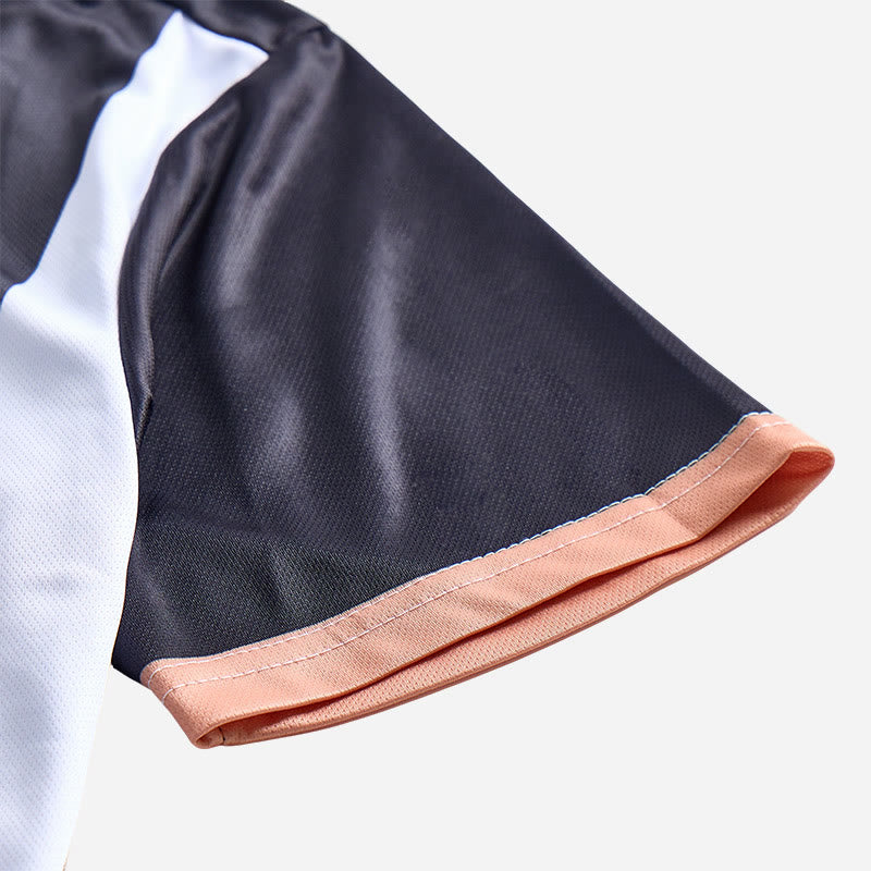 Herren-Polohemd im Vintage-Stil mit vertikalen Streifen und kurzen Ärmeln - image 26
