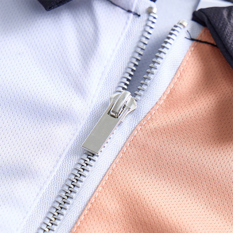 Herren-Polohemd im Vintage-Stil mit vertikalen Streifen und kurzen Ärmeln - image 28