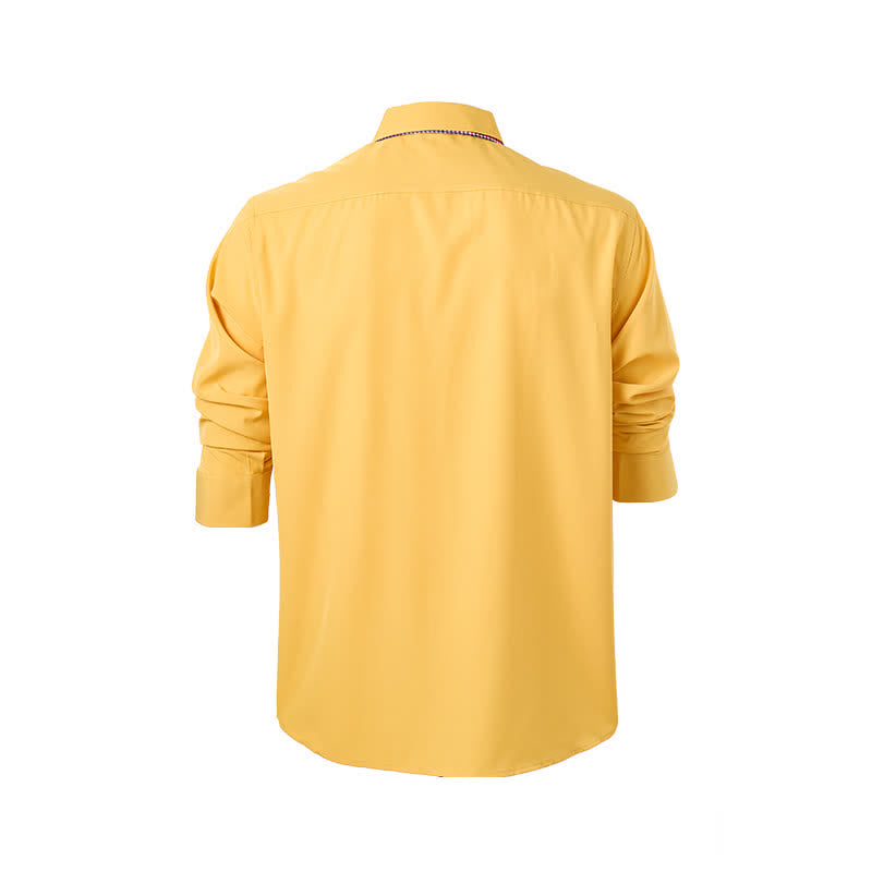 Elegantes Herren-Hemd mit Vichy-Karo und kontrastierendem Doppelkragen - image 12