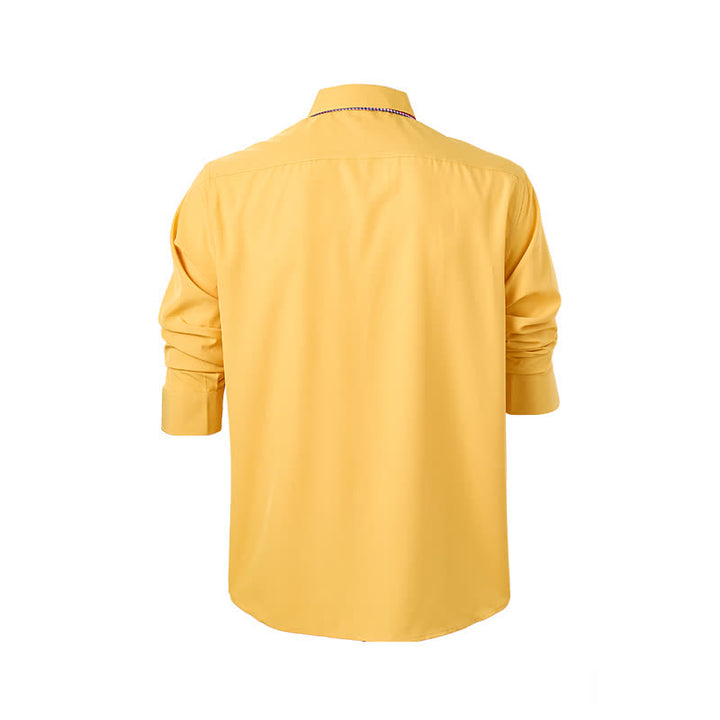 Elegantes Herren-Hemd mit Vichy-Karo und kontrastierendem Doppelkragen - image 12