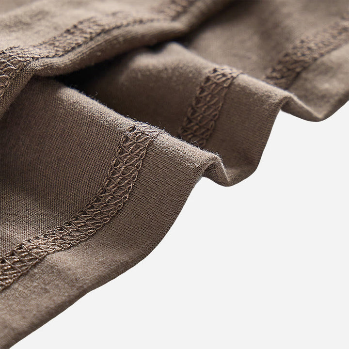 Herren-Poloshirt mit Rundhalsausschnitt und Kontrastnähten, Kurzarm - image 5