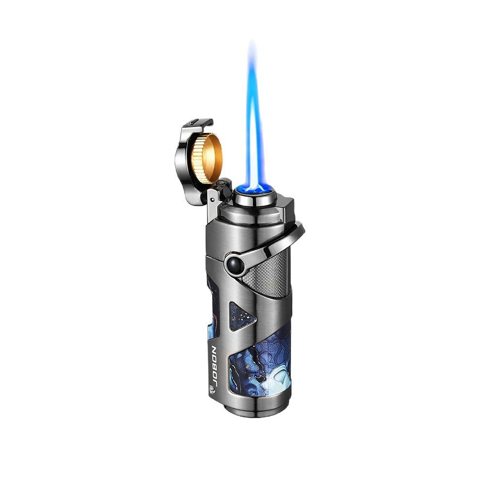 Premium Windproof Blue Flame Butan Zigarrenfeuerzeug - image 5