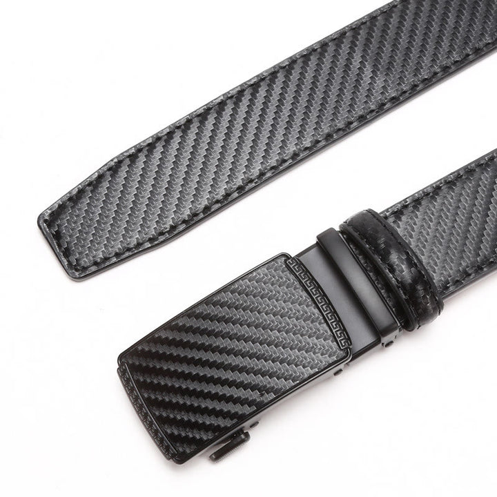 Eleganter Herren-Businessgürtel aus Aluminiumlegierung mit automatischer Schnalle - image 11