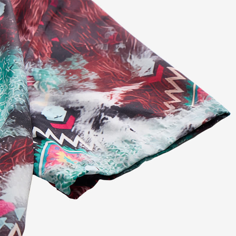 Westernhemd für Herren mit Longhorn-Schädel-Tribal-Print - image 8