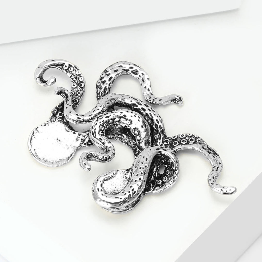 Einstecktuchhalter mit gotischem Oktopus-Tentakelmotiv - image 3