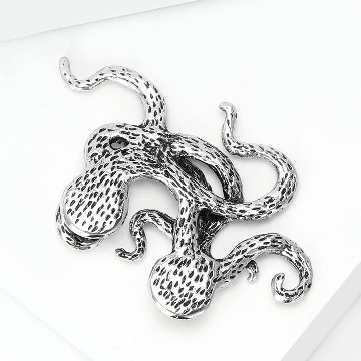 Einstecktuchhalter mit gotischem Oktopus-Tentakelmotiv - image 4
