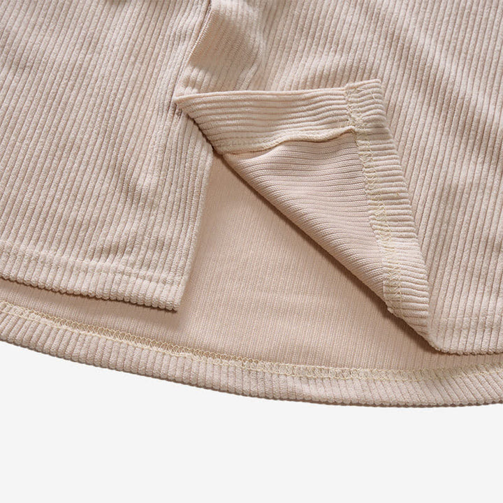 Herren-Arbeitshemd aus Cord, einfarbig, mit zwei Brusttaschen - image 11