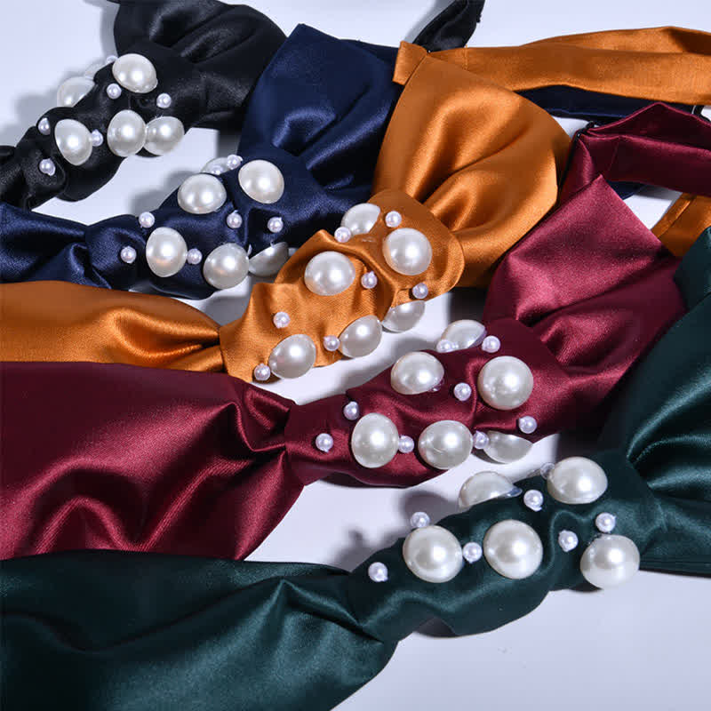 Vintage-Perlen-Hochzeitskrawatte für Herren - image 1