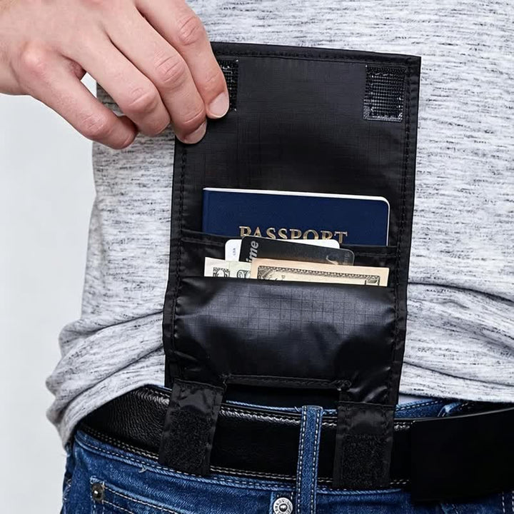 Versteckte, diebstahlsichere Reise-Bauchtasche für Reisepass und Geld - image 0