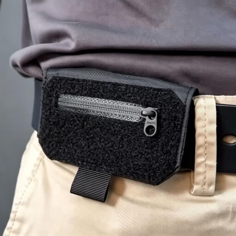 Versteckte, diebstahlsichere Reise-Bauchtasche für Reisepass und Geld - Schwarz - image 1
