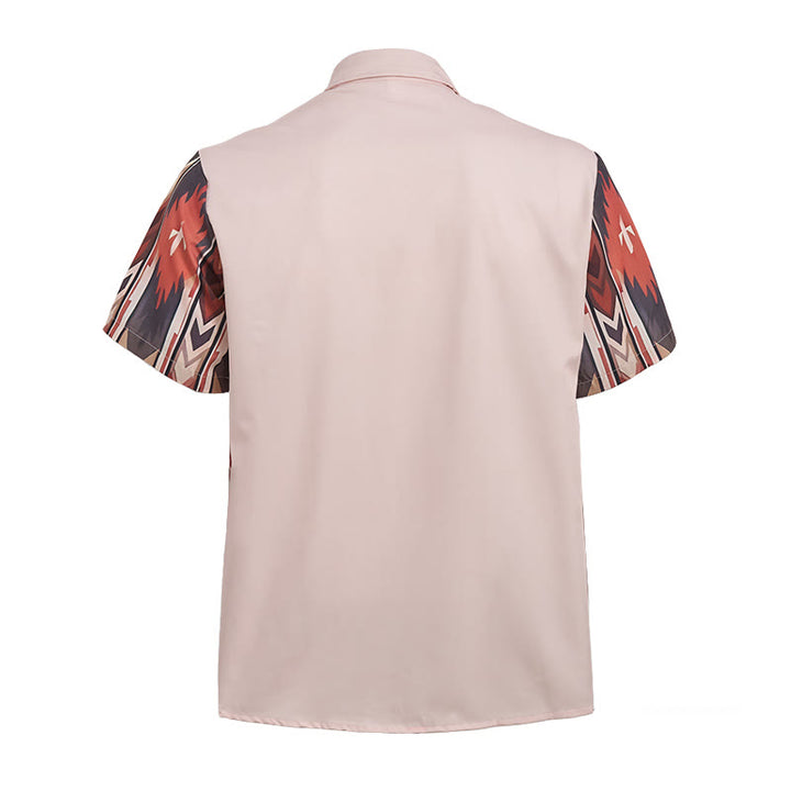 Herren-Freizeithemd mit Vintage-Cowboy-Rodeo-Print und kurzen Ärmeln - image 10